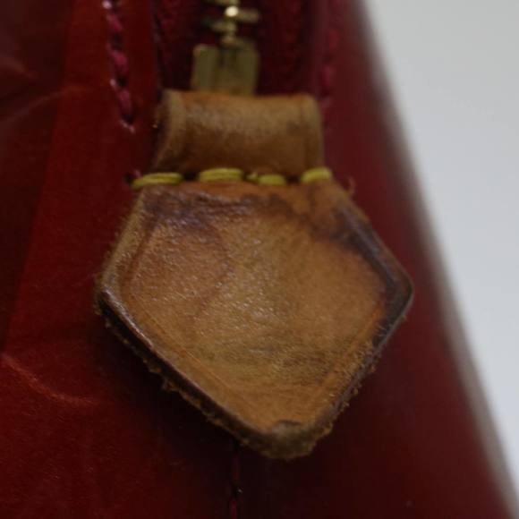 LOUIS VUITTON Vernis Rayure Pochette Cosmetic Pomme D'amour M91721 LV Auth 70046 - Picture 9 of 16